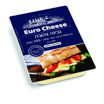 شرائح جبنة صفراء 28% دهون 200 غرام