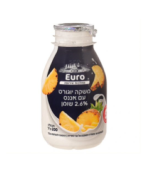 مشروب زبادي بالأناناس 2.6%