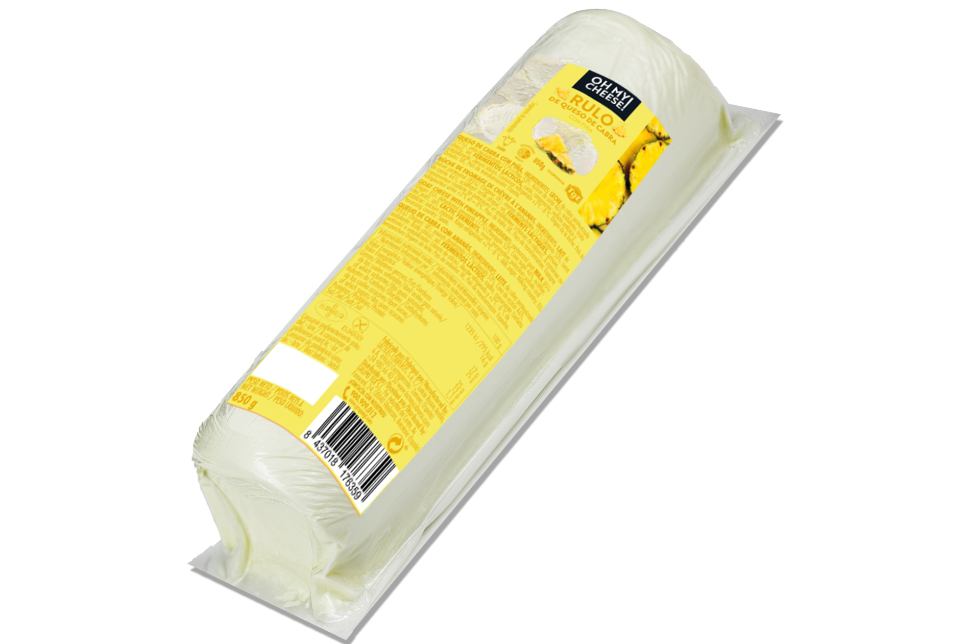 جبنة طرية مع الأناناس 850 غرام