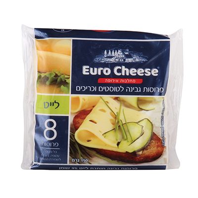 شرائح جبنة خفيفة 9% دسم للسندويشات والخبز المحمص