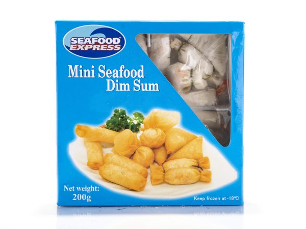 مزيج ديم سوم المأكولات البحرية 4 عناصر