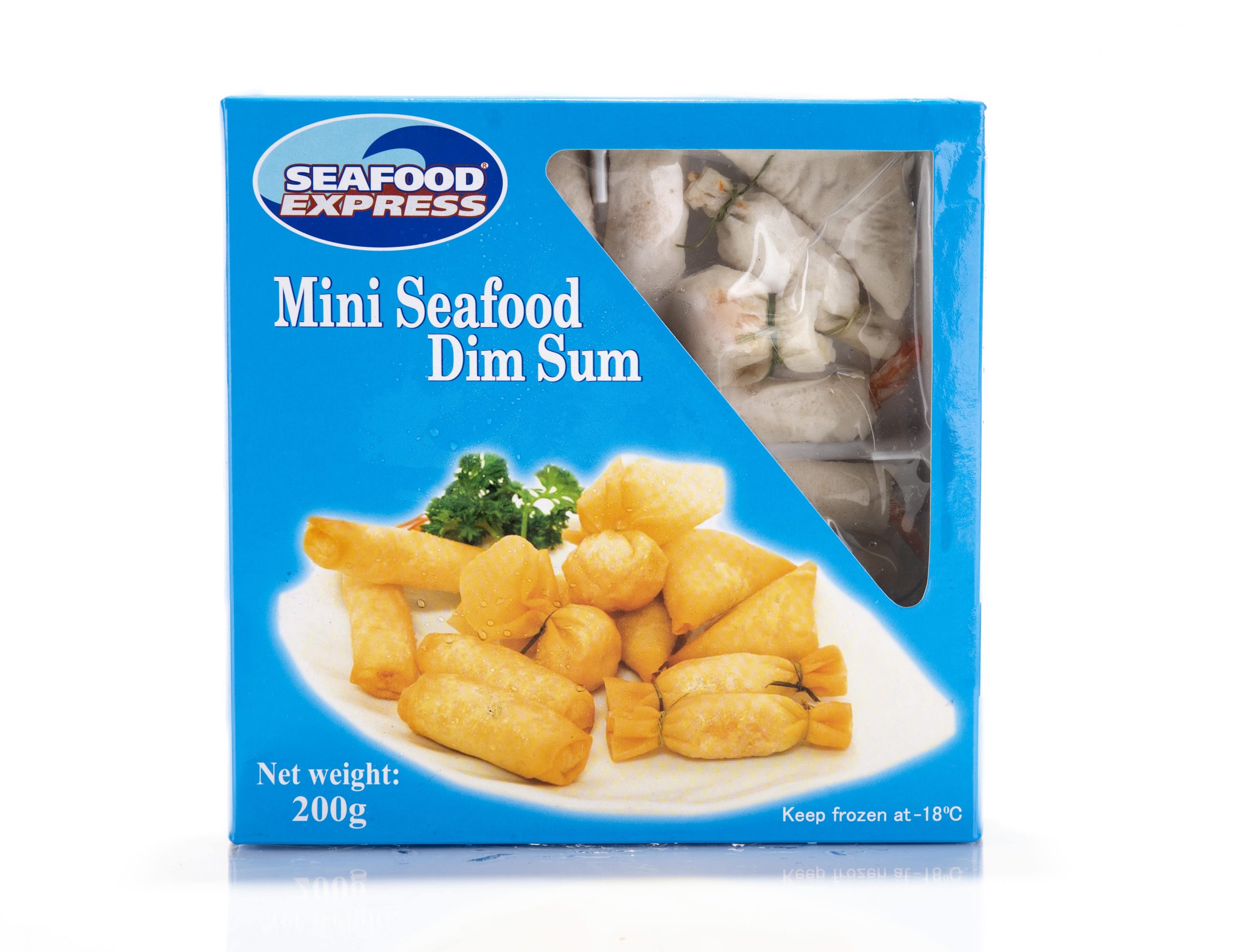 مزيج ديم سوم المأكولات البحرية 4 عناصر